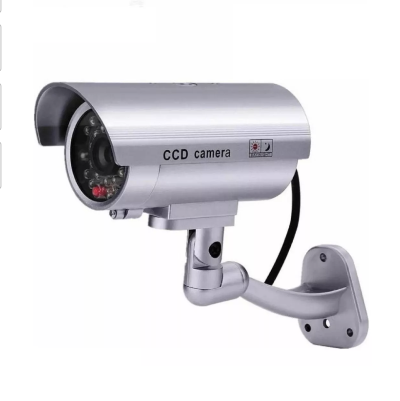 Camara Falsa Vigilancia Led Rojo Apariencia Real