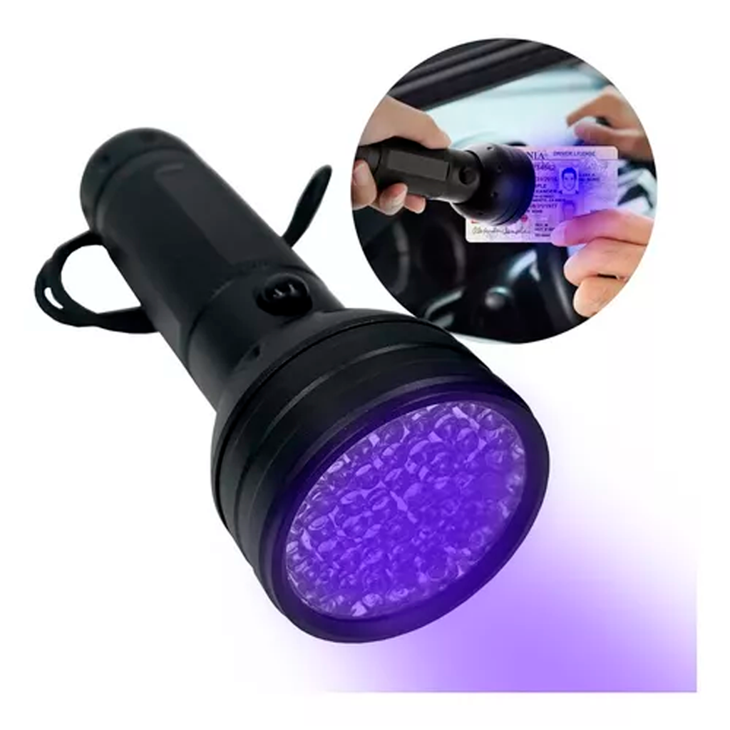 Linterna 51 Led Uv Luz Ultravioleta Detectora Fluidos