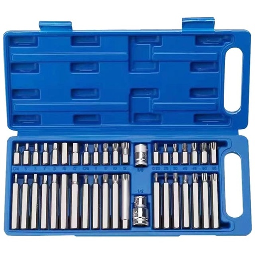 [141240] Juego Puntas Torx Allen Multiestria 40 Piezas Set Caja Cv 