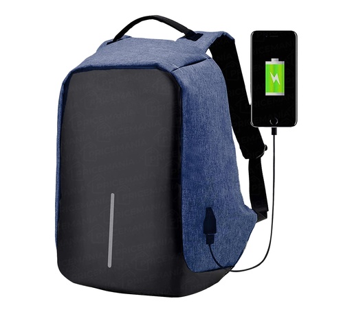 Mochila Antirrobo Impermeable Notebook Usb Anticorte