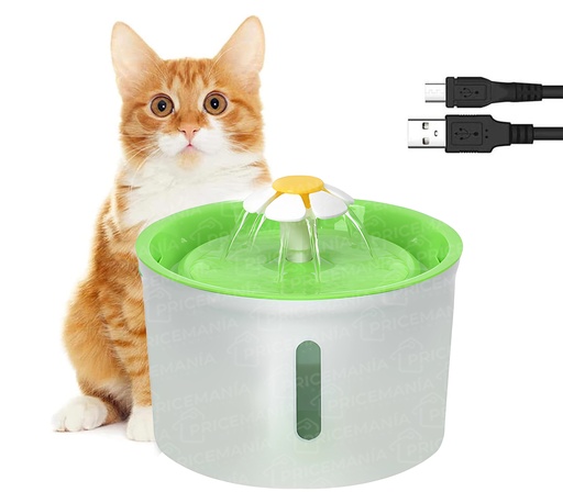 Fuente Bebedero Gatos Flower Fountain Catit 1.6l Con Filtro