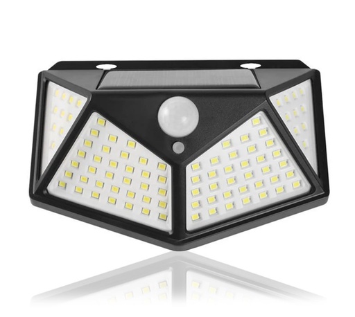 [100LED] Panel Reflector Solar 100 Led Sensor Movimiento Ip65