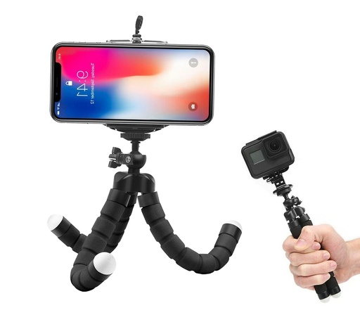 Tripode Celular Flexible + Adaptador Camara Selfie Kit