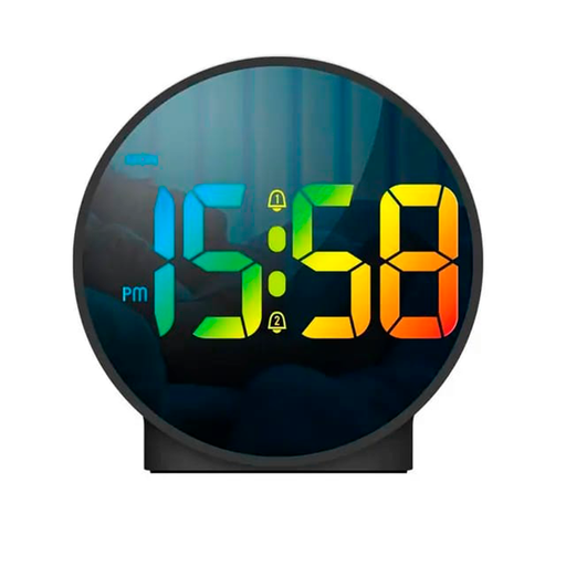 [8816] Reloj Despertador Parlante Bluetooth Alarma Micro Sd