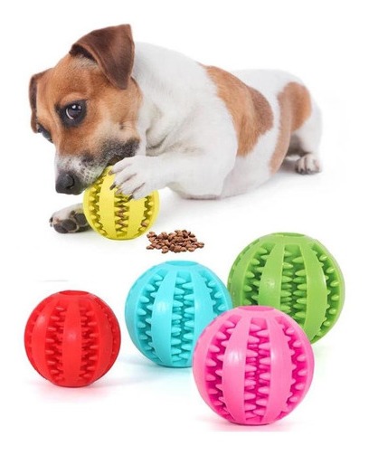 Pelota de Goma Tpr Limpia Dientes para Perro 7 cm